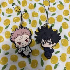 アニメキャラクター ストラップ 宿儺と伏黒セット - メルカリ