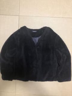 雨*れ様 Aqua Garage ブラックファーコートのサムネイル