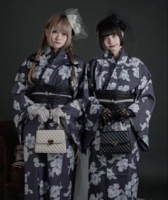 Pal elfy 浴衣 帯セット グレー - メルカリ