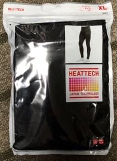 ユニクロ ヒートテック タイツ XL ブラック MENのサムネイル