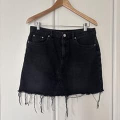 H＆M デニムミニスカート　L〜XLサイズのサムネイル