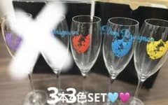 希少非売品アンディ・ウォーホル　ドンペリシャンパングラス、ストラップ6個セット ドンペリ ドンペリニヨン ヴィンテージ アンディ ウォーホル