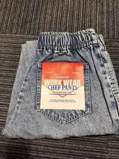 WORK WEAR CHEF PANTS デニムブルーのサムネイル