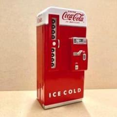 コカコーラ V81型 自動販売機 貯金箱 Coca-Cola 自販機 ミニチュア