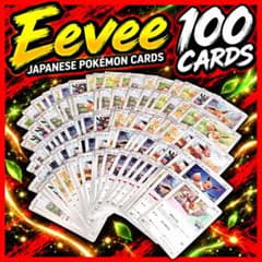Eevee 100 Cards 포켓몬 카드 이브이