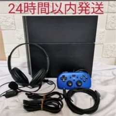 ps4本体　ジェットブラック　ヘッドホン付きのサムネイル