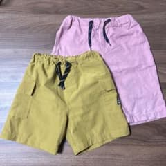 カーゴパンツ 120cm ピンク イエロー セットのサムネイル