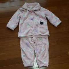 shi-rara様　専用　女の子もこもこパジャマ 110cm ピンクのサムネイル