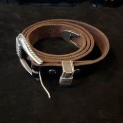 ブルーミンレザー ウエスタンベルト レザー ハンドメイド ビンテージ