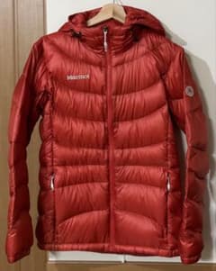 希少 美品 Marmot マーモット 750Fill ダウンジャケット オレンジ 