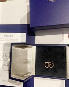 紫*花様 CHAUMET Bee My Love ピアス ピンクゴールド - メルカリ