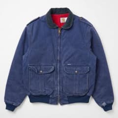 激レアCarhartt フライトジャケットネイビー JQ262 USA星タグ - メルカリ