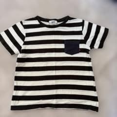 CLOSSHI KIDS ボーダー Tシャツ ポケット付きのサムネイル