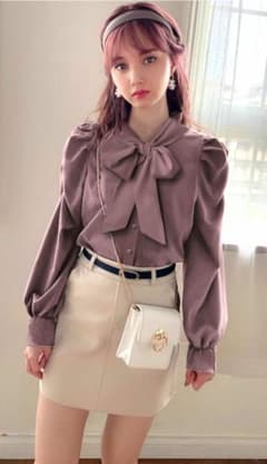 【新品】GRL ボウタイブラウスのサムネイル