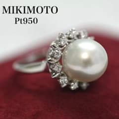 新品同様】ミキモト 南洋 白蝶真珠 パール リング pt950 M刻印 - メルカリ