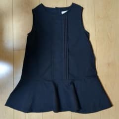 earth music & ecology キッズワンピース 黒 ノースリーブのサムネイル