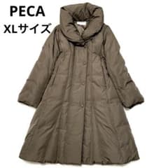 未使用品】PECA ダウンコート ジャケット 女優襟 大きめサイズ