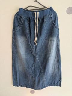 デニム ロングスカートのサムネイル