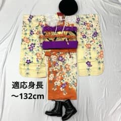 512agu4□七五三 7歳 女児 着物のみ 金駒刺繍 桜文様□美品 - メルカリ