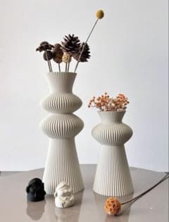 新品　モダンデザイン フラワーベース 2点セット 花瓶のサムネイル