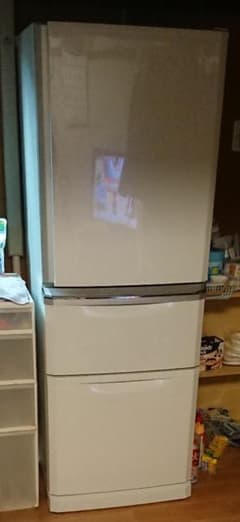 MITSUBISHI 3ドア冷蔵庫 MR-C34A-W 2017のサムネイル