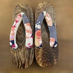 花柄鼻緒 草履 21.0cmのサムネイル
