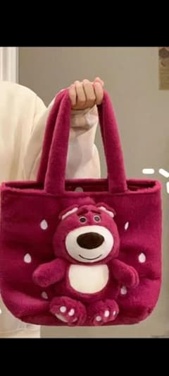 可愛いクマちゃんトートバッグのサムネイル