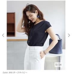プラステ  ダブルクロス2WAYブラウス⭐️新品未使用タグ付きのサムネイル
