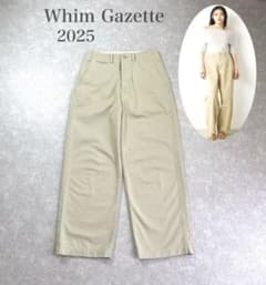 【新品未使用】Whim Gazetteバイオ加エチノパンツ／34サイズ／ベージュ 美品✨2025 人気 Whim Gazette バイオ加工チノパンツ ベージュ - メルカリ
