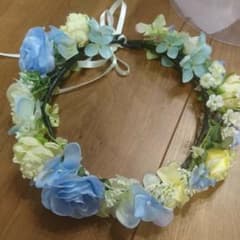 ウエディング 結婚式 花冠 花かんむりのサムネイル