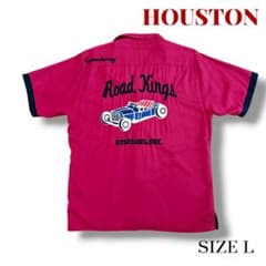 【限定セール】HOUSTON Road Kings 半袖シャツ Lサイズのサムネイル