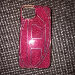 DIESEL iPhone 케이스 핑크 반짝임