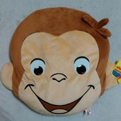 おさるのジョージ　ぬいぐるみ　クッションのサムネイル