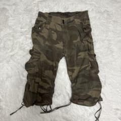 Doublepunch ダメージ加工　フェアリーグランジ迷彩パンツ Doublepunch ダメージ加工 フェアリーグランジ迷彩パンツ