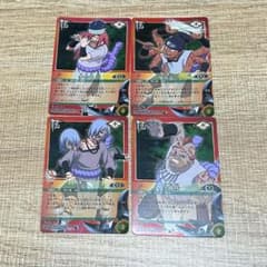 【ホログラム】NARUTO カードゲーム 音隠れ四人衆 4枚セットのサムネイル
