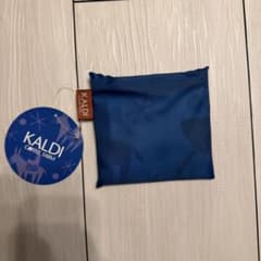 KALDI エコバッグ Helpers ブルー 新品のサムネイル