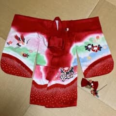 正絹 七五三 3歳 女の子 着物 アンティーク　髪飾り　お守り袋※被布ありのサムネイル