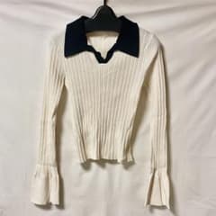 SHEIN DAZY スプリットカフセーターのサムネイル