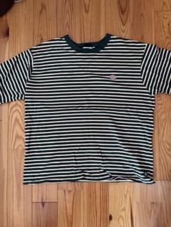 Dickies ボーダー Tシャツ グリーン Lサイズのサムネイル