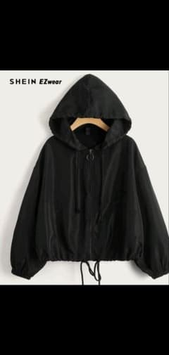 SHEIN ブラック マウンテンパーカーのサムネイル