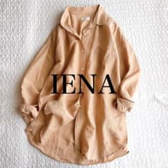 美品⚑イエナ リネン リヨセル オーバーシャツ ベージュ ゆったり 