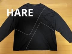 【値下げ中】HARE  メンズレーヨンカットソー　ビッグシルエットのサムネイル