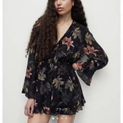 23SS オールセインツ DARIA フローラルフリルオールインワン 4.2万 