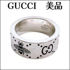 グッチ GG ビー エングレービング リング 19号 シルバー 925 - メルカリ