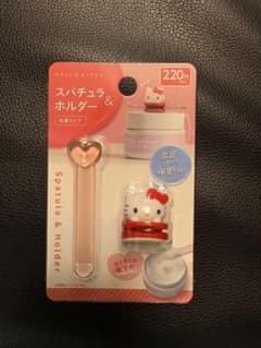 ハローキティ スパチュラ＆ホルダー 粘着タイプ　ダイソー　DAISOのサムネイル