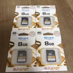 SUNEAST SDカード 8GB 4枚セットのサムネイル