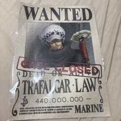 ONE PIECE トラファルガー・ロー 手配書 ポスターのサムネイル