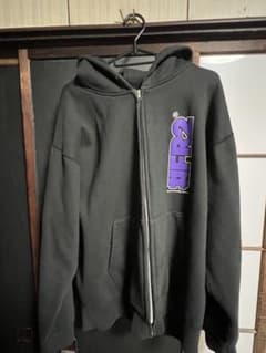#FR2 ジップアップパーカー ブラック　撫子のサムネイル