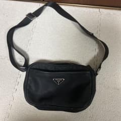 PRADA ショルダーバッグ ナイロン ブラックのサムネイル