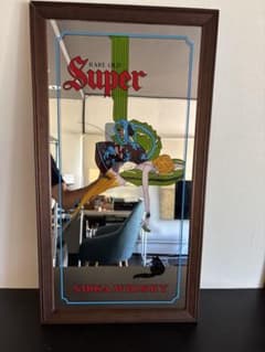 NIKKA WHISKY Super パブミラー アンティークのサムネイル